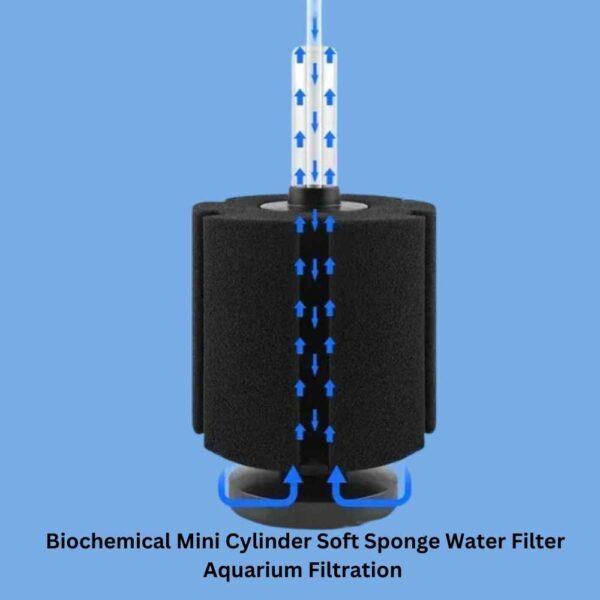 Biochemical Mini Cylinder Soft Sponge Water Filter Aquarium Filtration